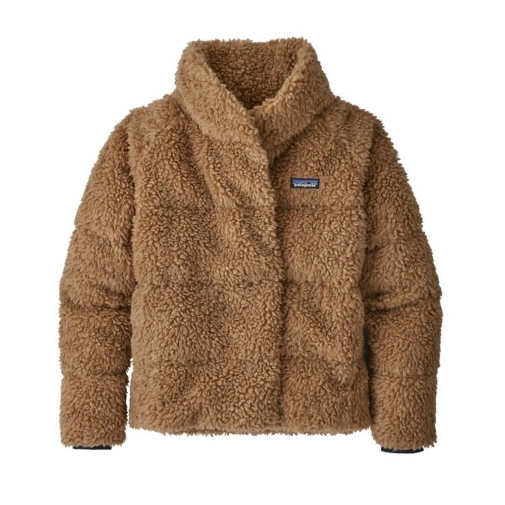 Patagonia women’s Recycled High Pile Fleece Down Jacket size large